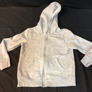 Cat & Jack Kids 5T Gray Full Zip Hoodie Coat Jacket